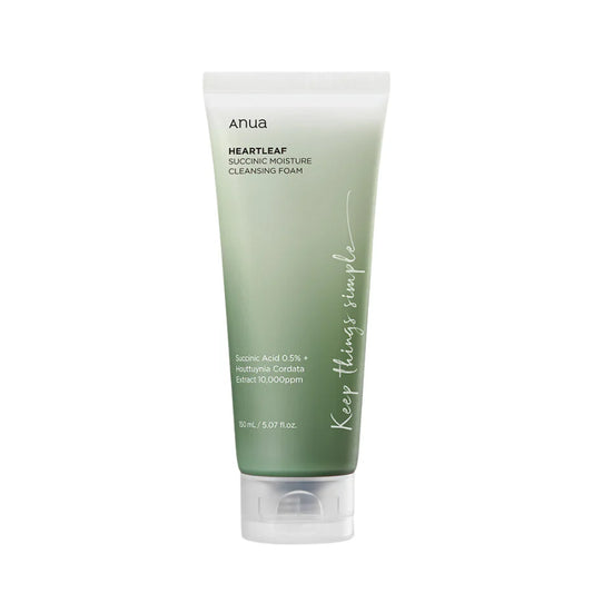 ANUA - HEARTLEAF SUCCINIC MOISTURE CLEANSING FOAM