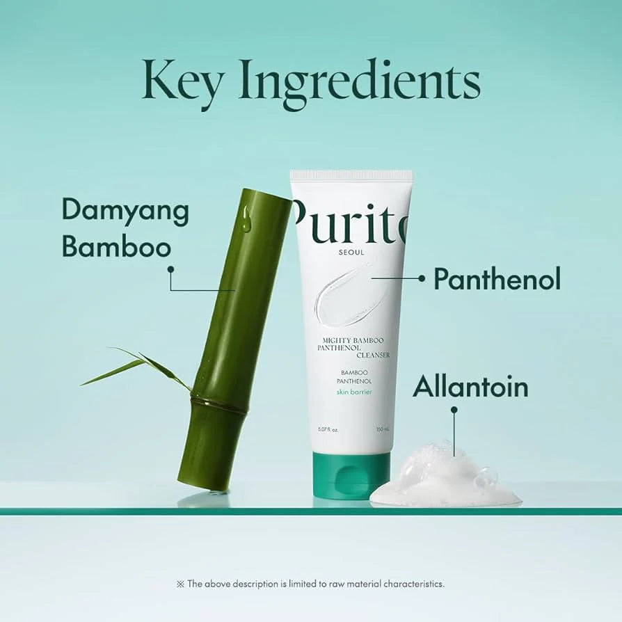 PURITO SEOUL - Mighty Bamboo Panthenol Cream - 100ml
