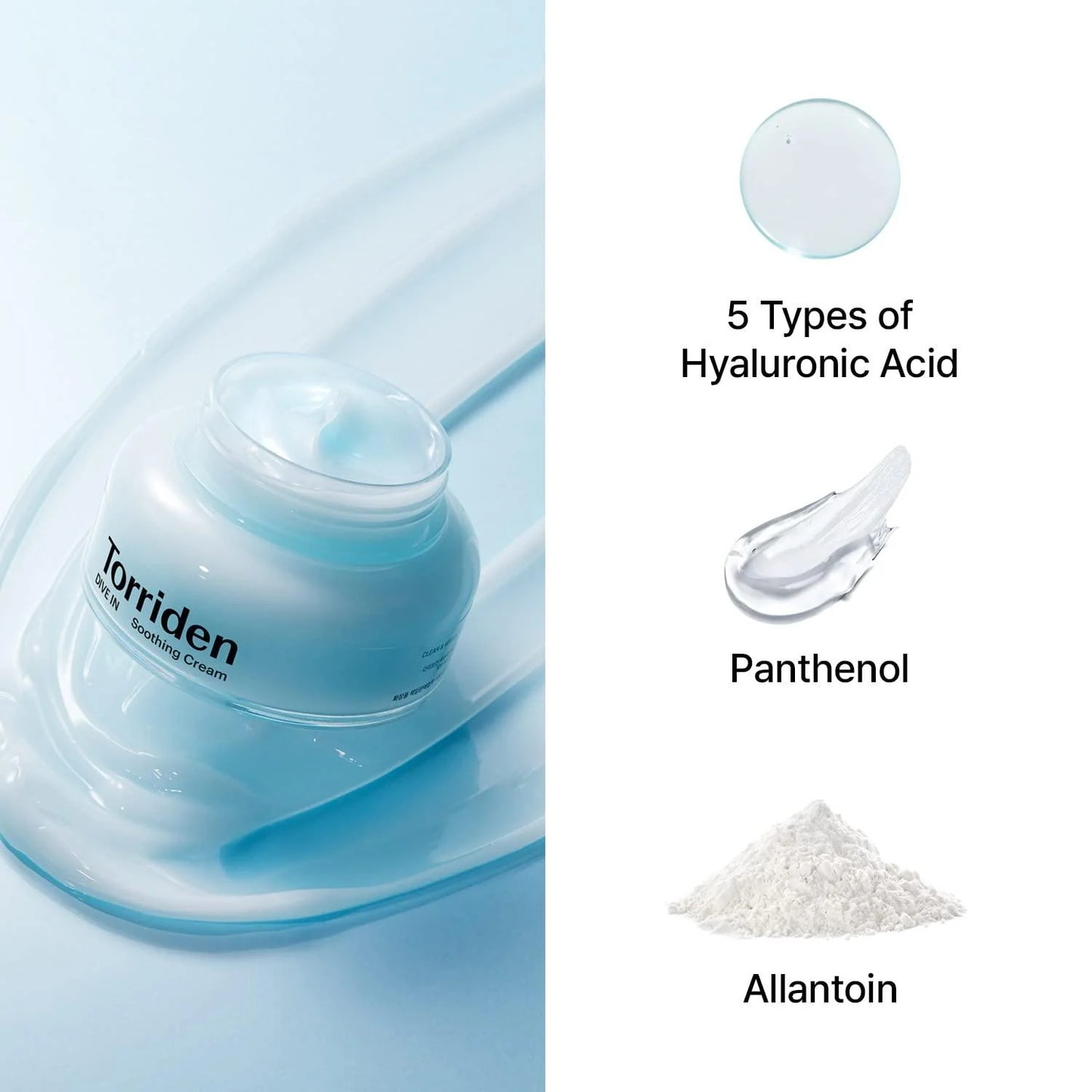 TORRIDEN DIVE-IN Soothing Cream (Hidrata Intentasamente + Ácido Hialurónico)