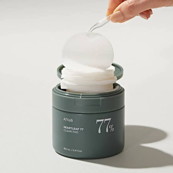 ANUA Heartleaf 77% Clear Pad (Controla Imperfecciones y Calma la Piel)