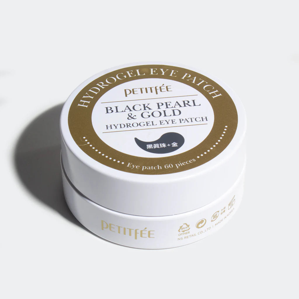 Black Pearl & Gold Hydrogel Eye Patch
